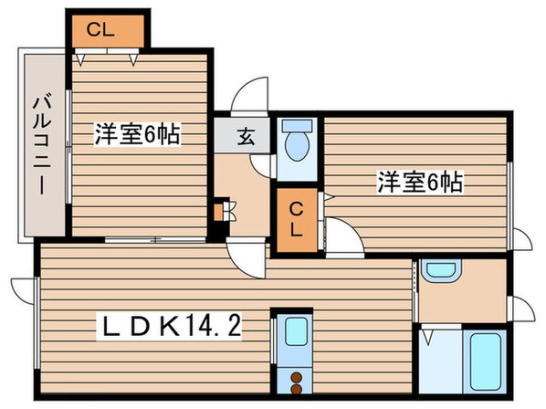 アドラブールの物件間取画像